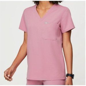 Catarina One-Pocket Scrub Top Chalk Pink XS